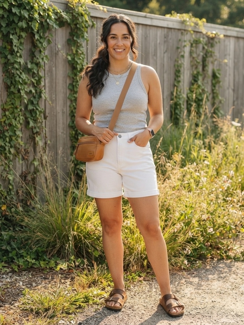 NWT Wrangler White Denim Shorts 10/30